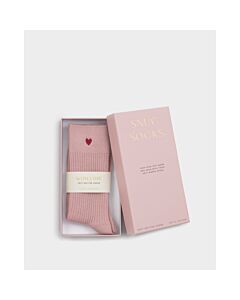 Katie Loxton Gift Boxed Heart Socks - Pink